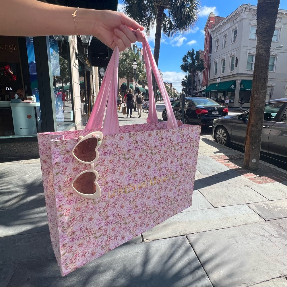 Loveshack Fancy shopping tote large